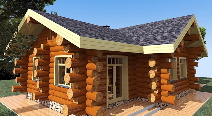 Популярные конструкции деревянных домов и бань